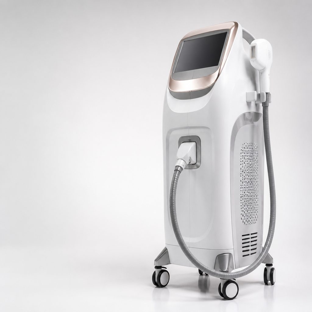 Máy triệt lông laser hiện đại tại thẩm mỹ viện