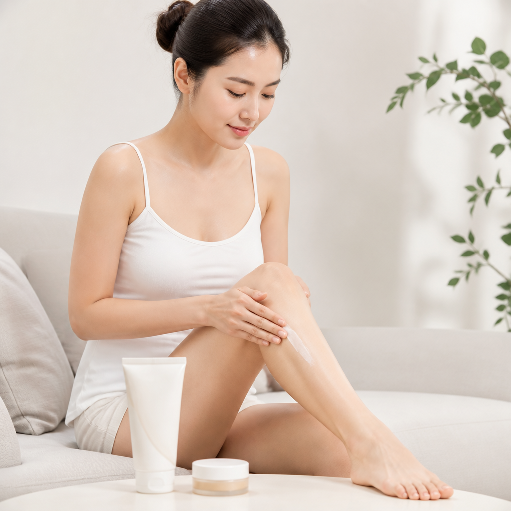 Chuyên gia thẩm mỹ hướng dẫn khách hàng cách chăm sóc da sau triệt lông