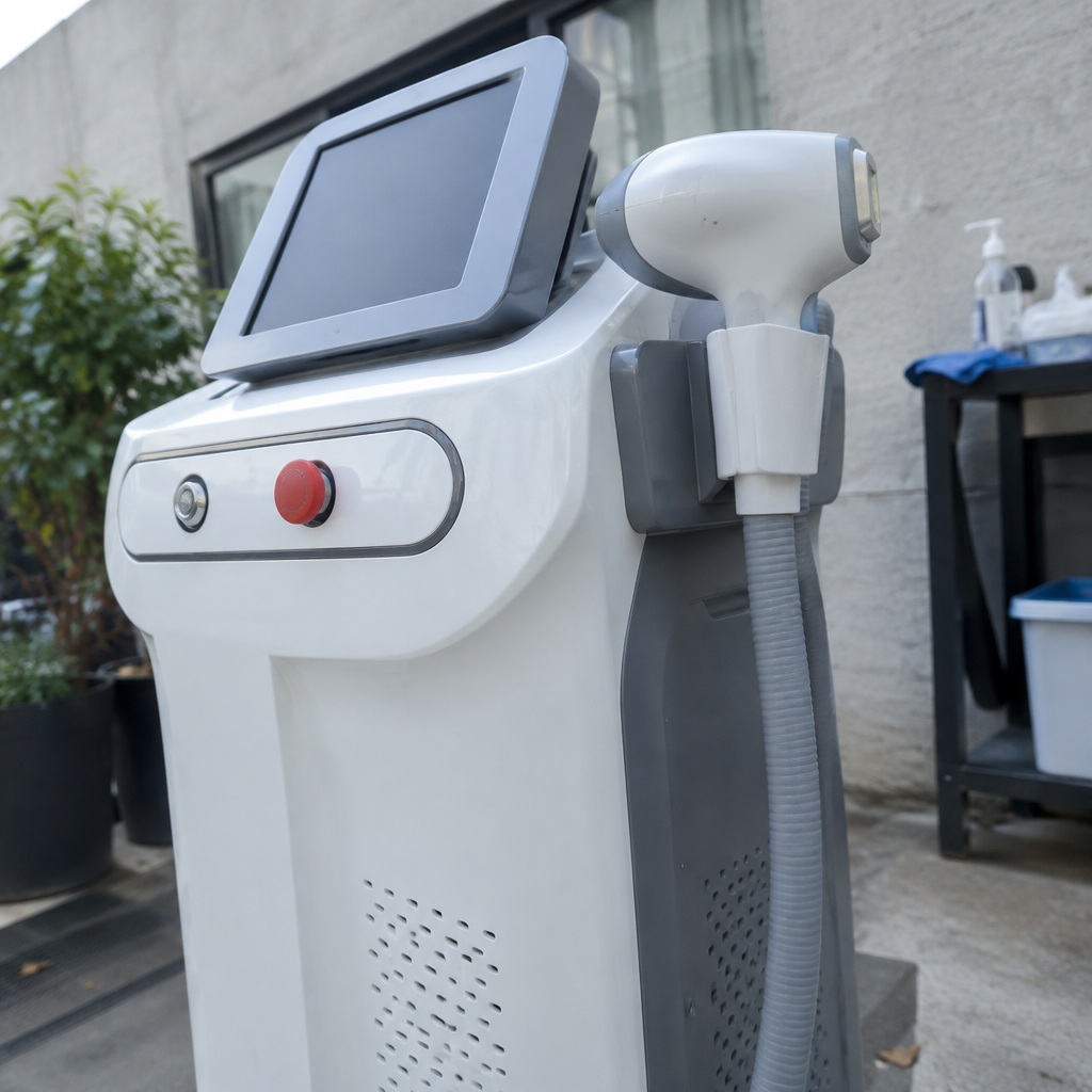 Cận cảnh đầu máy triệt lông Diode Laser thế hệ mới với công nghệ làm mát tiên tiến